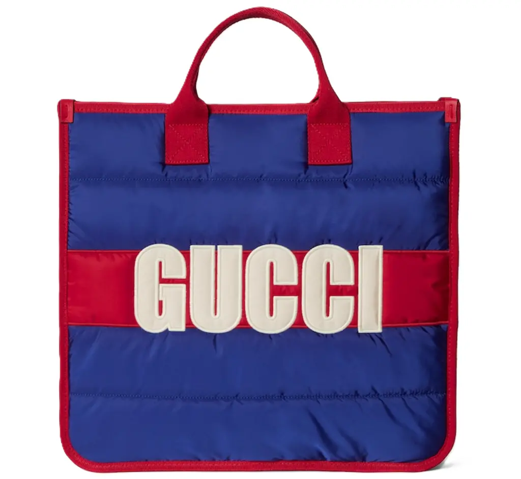 Tui Gucci Children's Stripe Tote Bag 'Blue' 605831-FADLC-4342