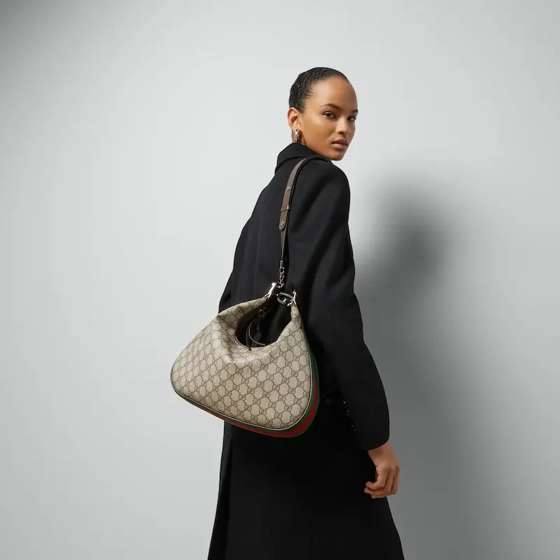 Tui Gucci Attache Medium Shoulder 'Beige' 702823-96GRN-9769