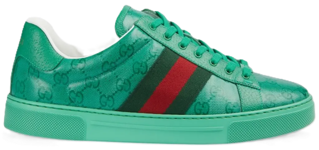 Giay Gucci Ace GG Crystal 'Green' 760775-FACRF-3751