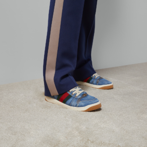 Giay Gucci Screener 'Blue' ‎771097-FAC1U-4145