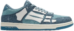 Giay Amiri Crystal Skel-top Low 'Blue' AMFOSR1059-420