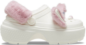 Dep Crocs Stomp Stuffed Animal Clog 'Chalk' 210690-0WV