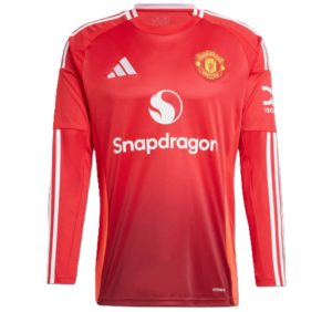 Ao Adidas Manchester United 24/25 Long Sleeve Home Jersey 'Red' IT1971