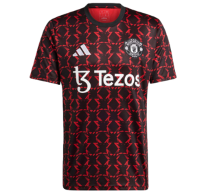 Ao Adidas Manchester United 24/25 Pre-Match Jersey 'Black Red' IT1996