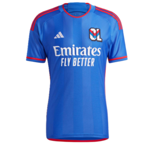 Ao Adidas Olympique Lyonnais 23/24 Away Jersey 'Blue' IB0907