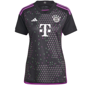 Ao Adidas FC Bayern 23/24 Away Jersey 'Black' IB1491