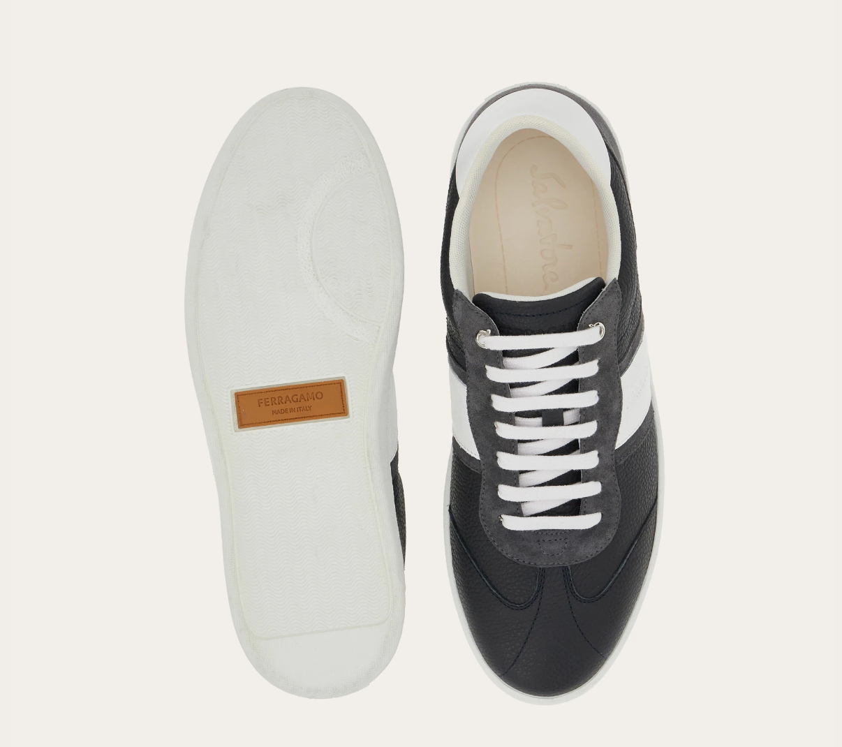 Giay Salvatore Ferragamo Low Top Sneaker 'Stromboli Sand' 021572-763472