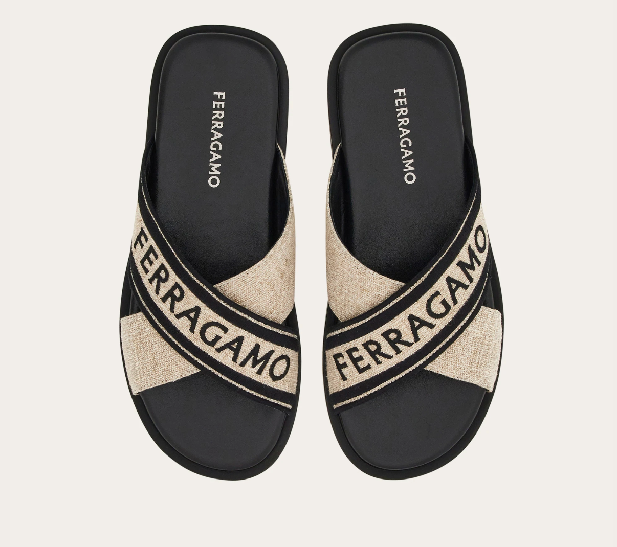 Dep Salvatore Ferragamo Sandal 'Beige Black' 028587-773762