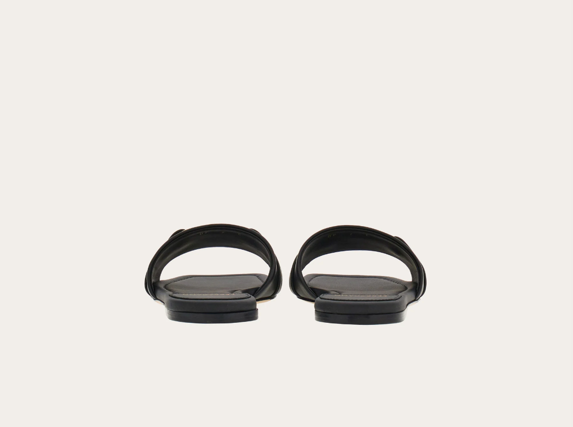 Dep Salvatore Ferragamo Flat Slide 'Black' 01G997-769636