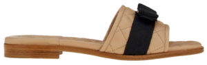 Dep Salvatore Ferragamo Quilted Slide Vara Bow 'Cookie' 01D474-754668