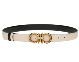 That Lung Salvatore Ferragamo Gancini Belt 'Bone' 230240-759517