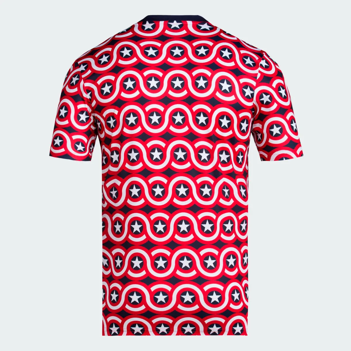 Ao Adidas New York City x Marvel MLS Americana Pre-Match Jersey 'Red' IQ4215