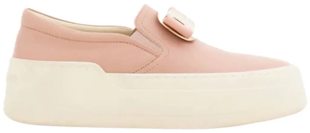 Giay Salvatore Ferragamo New Vara Plate Slip On 'Rose' 030606-774816