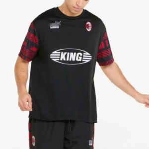 Ao Puma AC Milan Heritage Jersey Logo T-Shirt 'Black' 765093-01