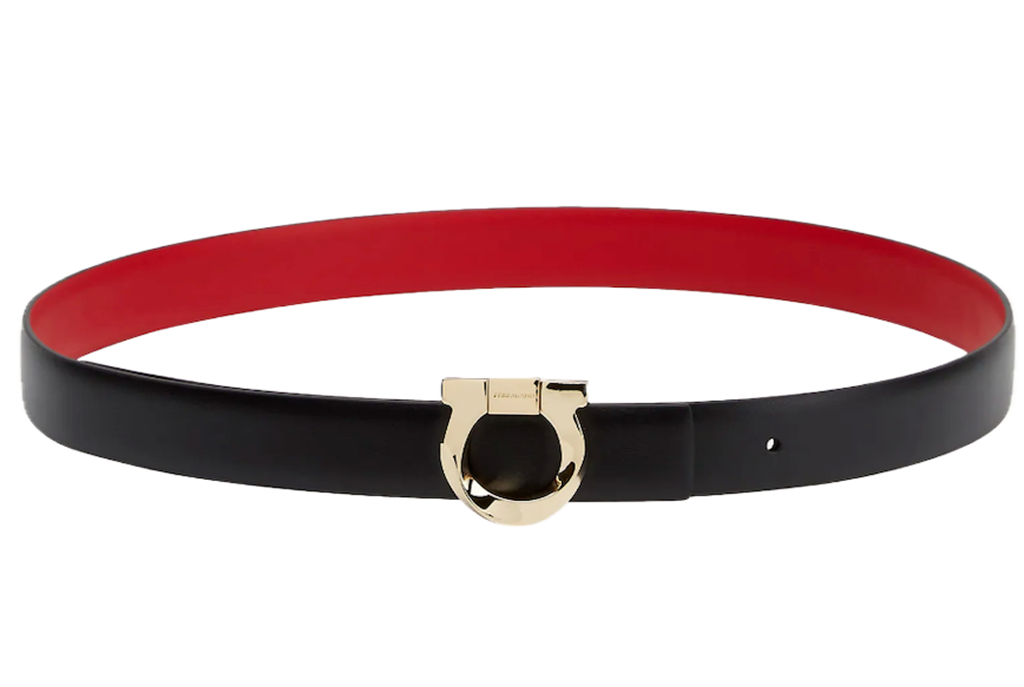That Lung Salvatore Ferragamo Reversible Belt 'Black' 230299-771138