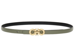 That Lung Salvatore Ferragamo Reversible Gancini Belt 'Ash Gray' 230330-775603