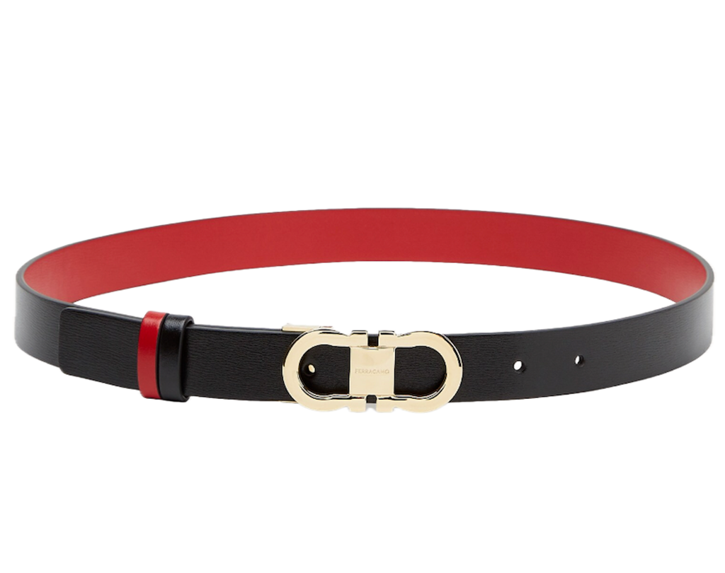 That Lung Salvatore Ferragamo Reversible Adjustable Gancini Belt 'Black' 230294-771068