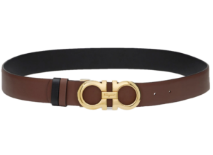 That Lung Salvatore Ferragamo Gancini Belt 'Cocoa' 23A564-764023