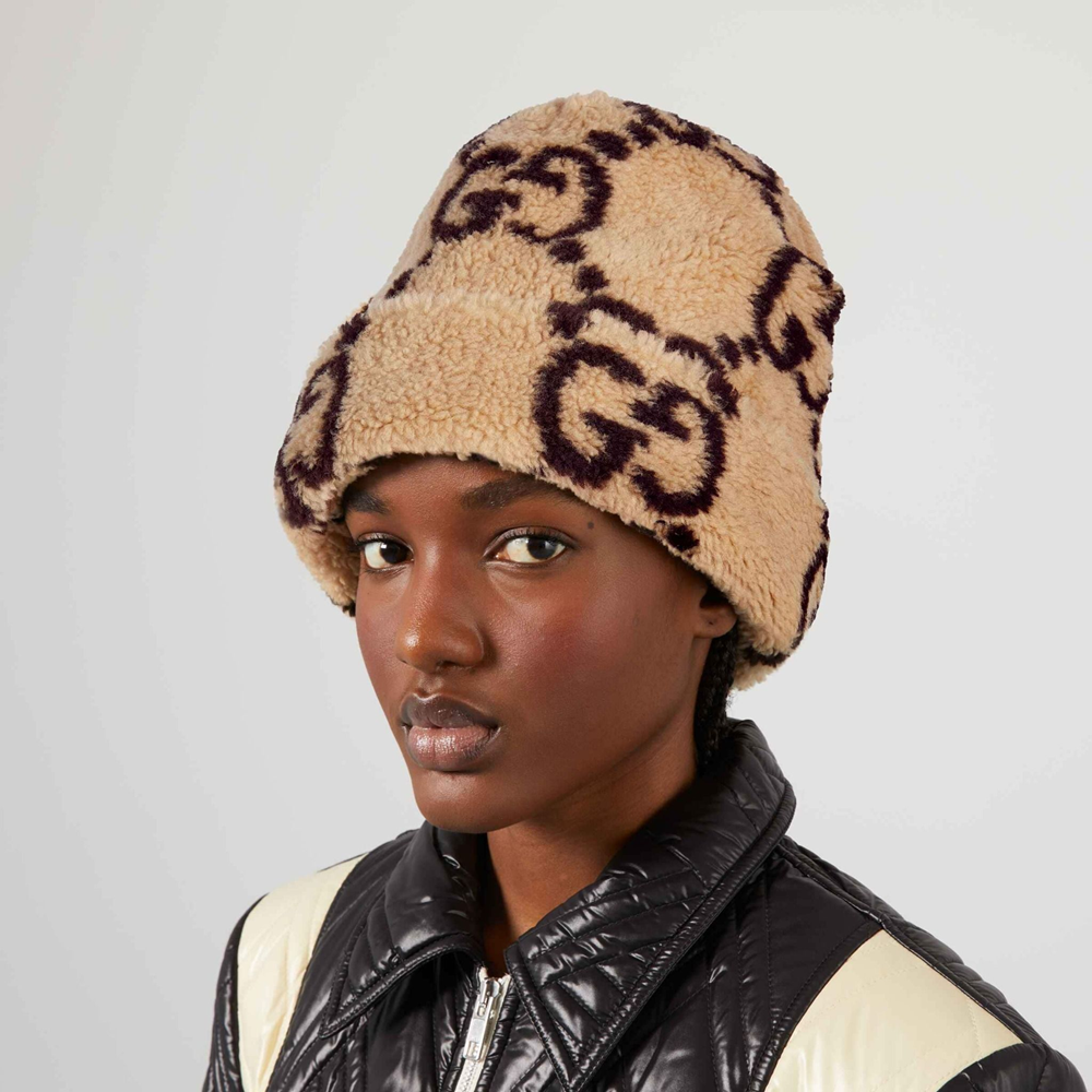 Mu Gucci GG Wool Hat 'Beige' 721295-4GAAQ-9764