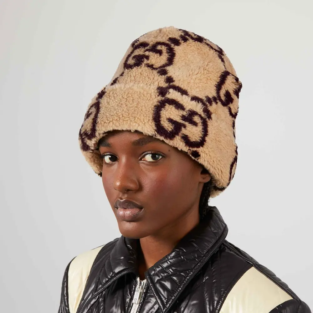Mu Gucci GG Wool Hat 'Beige' 721295-4GAAQ-9764
