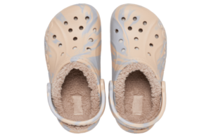 Dep Crocs Baya Lined Marbled Clog 'Chai' 208333-2ZM