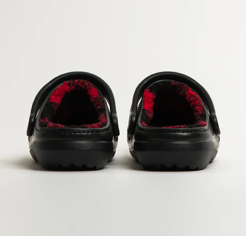 Dep Crocs Classic Lined Buff Check Clog 'Black' 210738-001