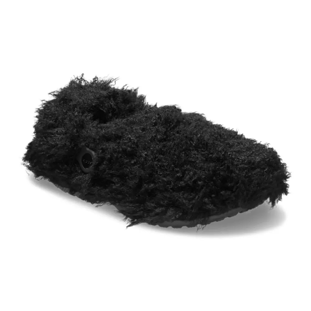 Dep Crocs Classic Shaggy Fur Lined Clog 'Black' 210911-001