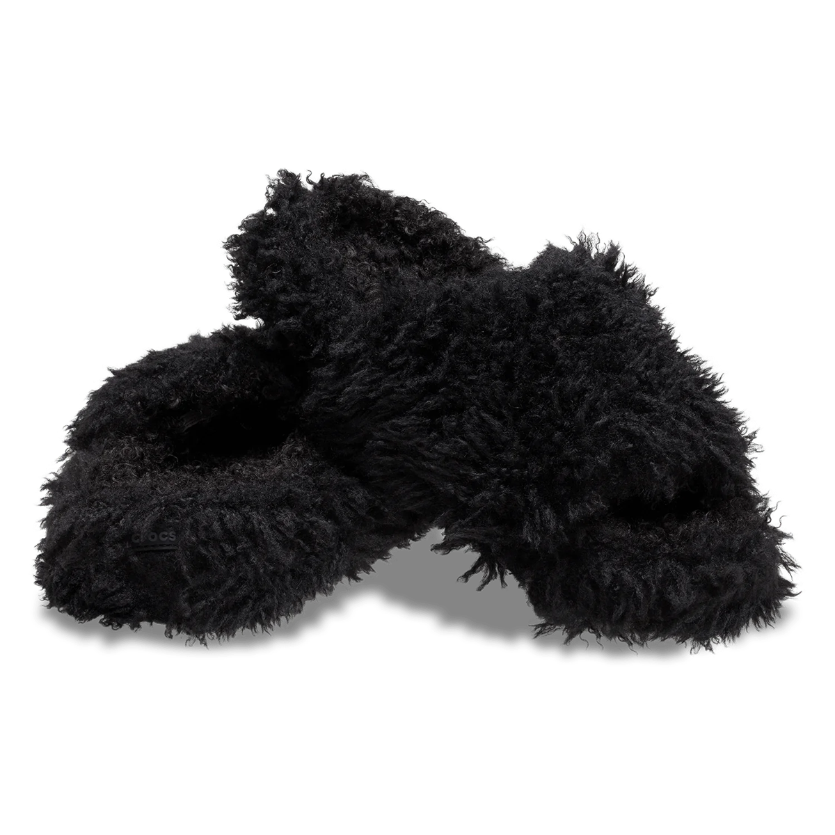 Dep Crocs Classic Shaggy Fur Slide 'Black' 210912-001
