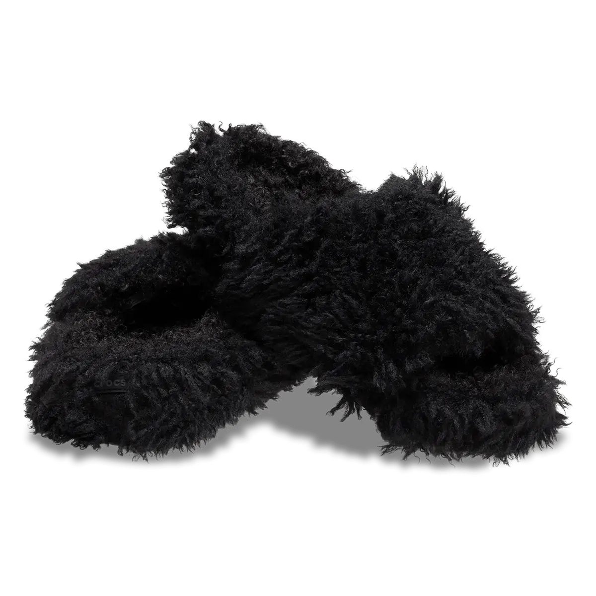 Dep Crocs Classic Shaggy Fur Slide 'Black' 210912-001