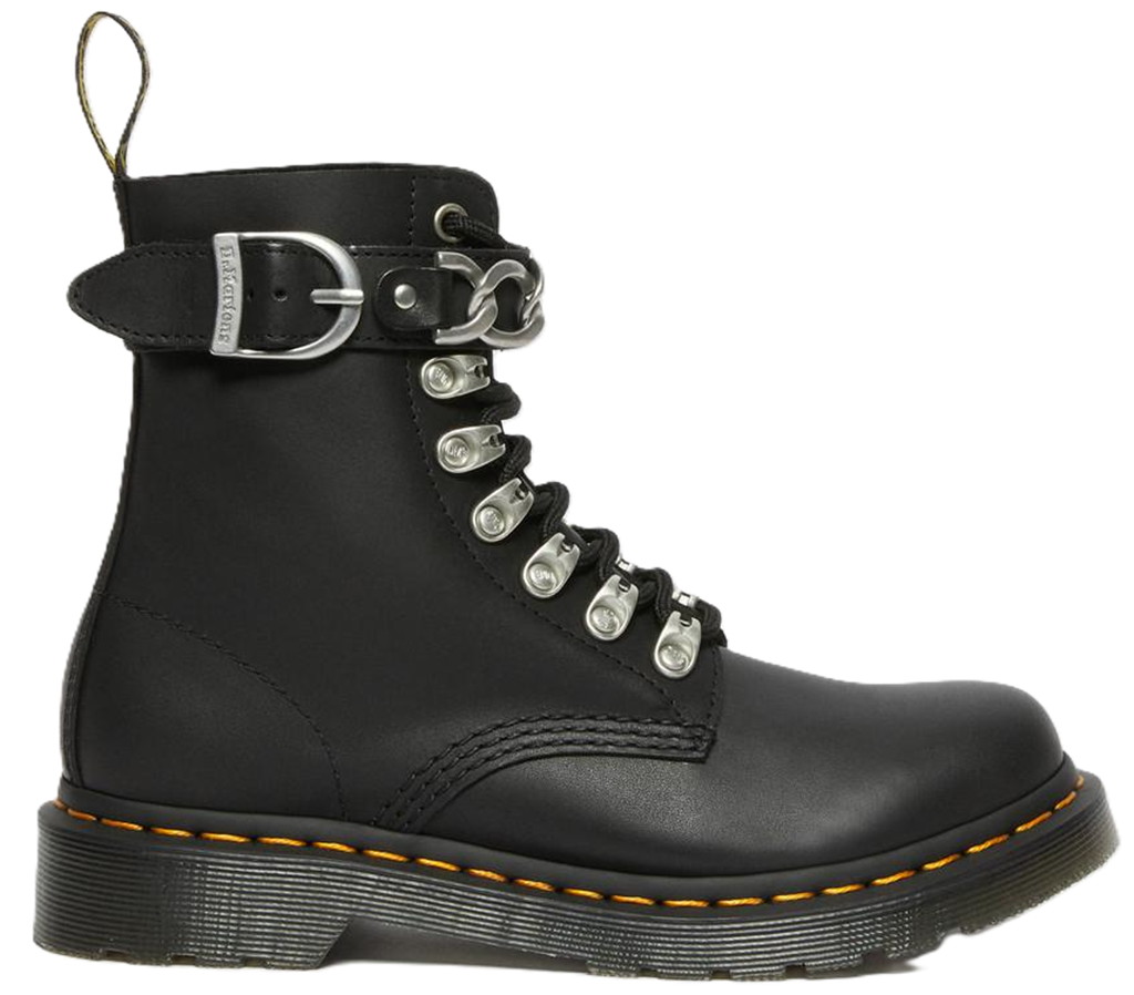 Giay Dr.Martens 1460 Pascal Chain Leather Lace Up 'Black' 27266001