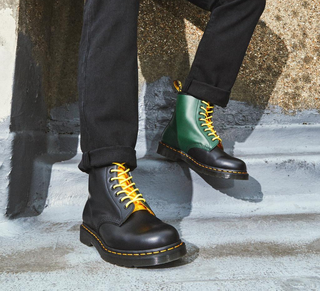 Giay Dr.Martens 1460 Contrast Smooth Leather Lace Up 'Black' 27287001