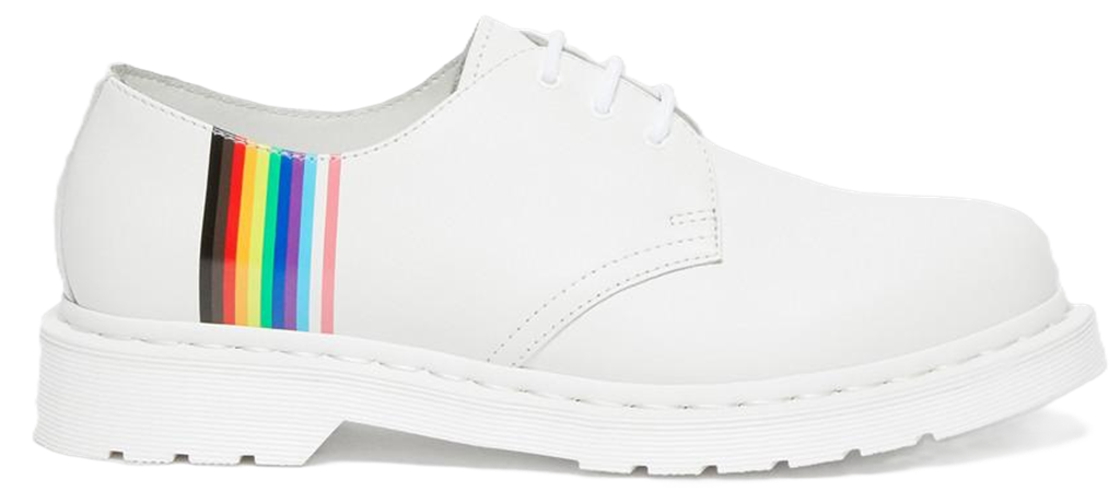 Giay Dr.Martens 1461 For Pride Smooth Leather Oxford 'White' 27522100