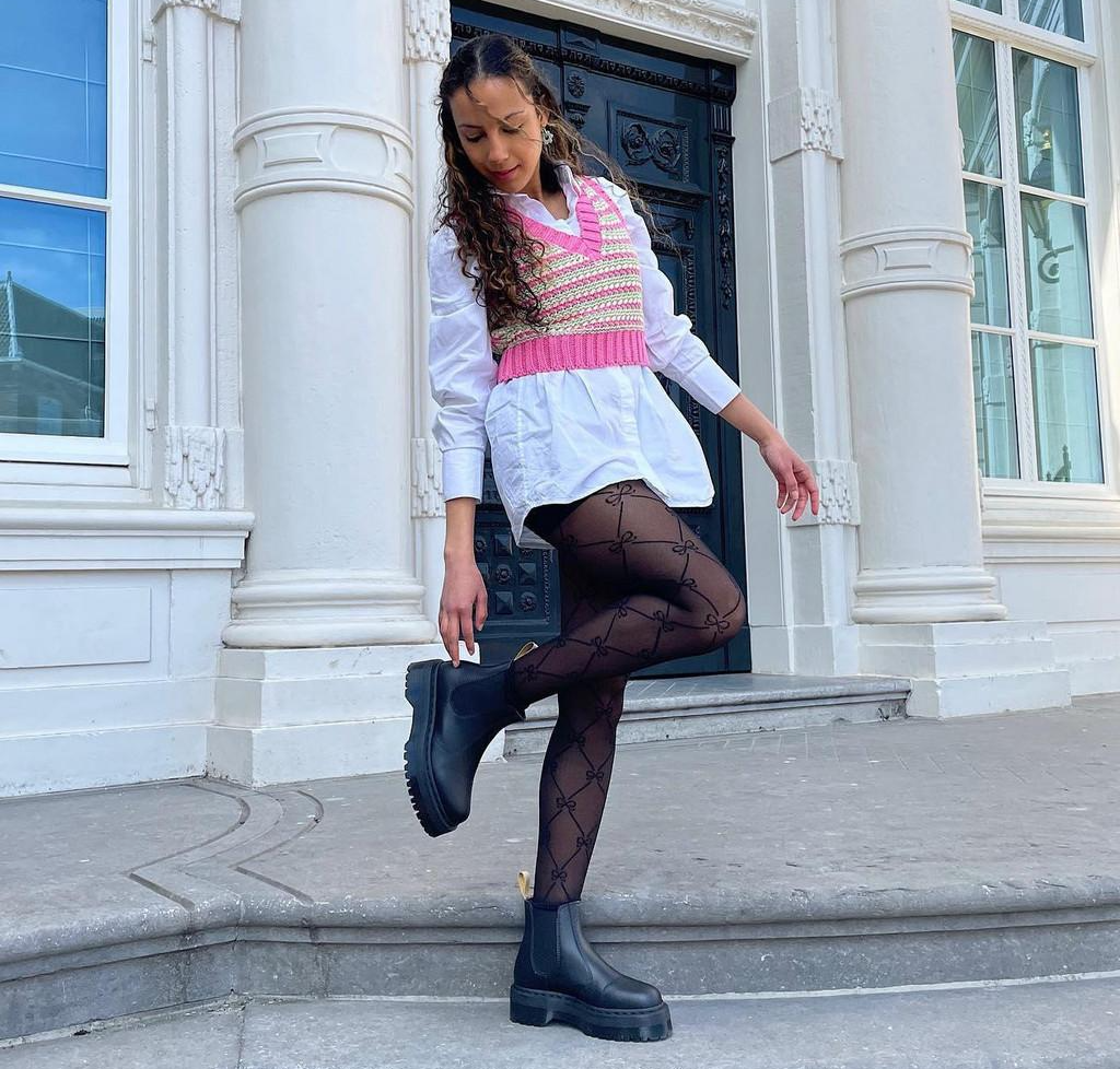 Giay Dr.Martens 2976 Felix Vegan Platform Chelsea Boots 'Black' 27560001