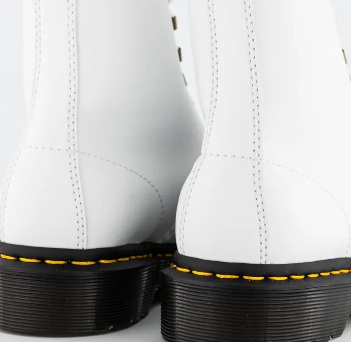 Giay Dr.Martens 1460 Vegan Lace Up Boots 'White' 27649113