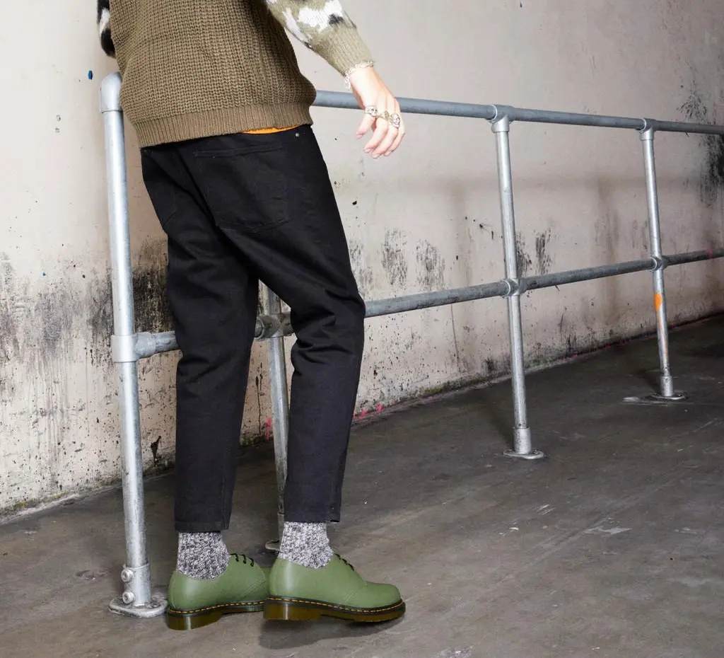Giay Dr.Martens 1461 Smooth Leather Oxford 'Khaki Green' 27757384