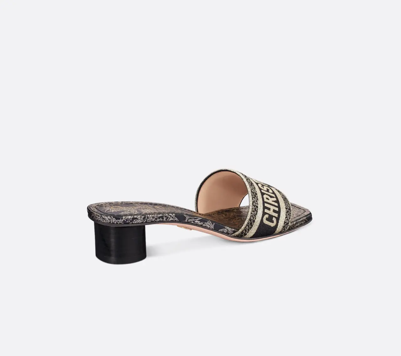 Dep Dior Dway Heeled Slide 'Black' KCQ902CDI-S21X