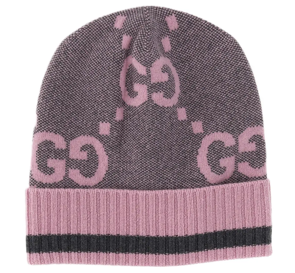 Mu Gucci GG Knit Cashmere 'Grey Pink' 676827-3G344-1272