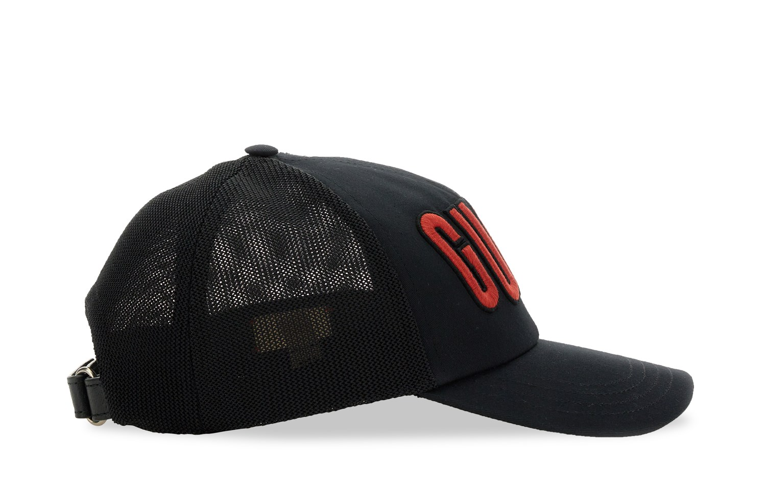 Mu Gucci Cotton BaseballLogo Patch 'Black' 701324-4HAOY1060