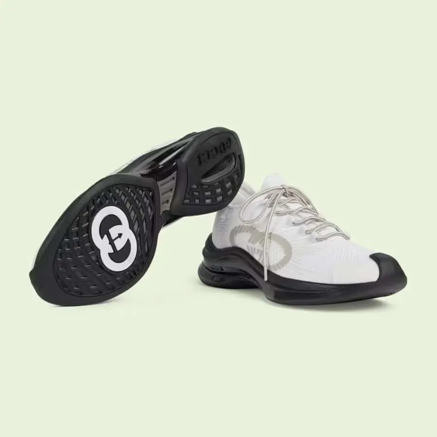 Giay Gucci Run Sneaker 'Black White' 714658-USM10-8475