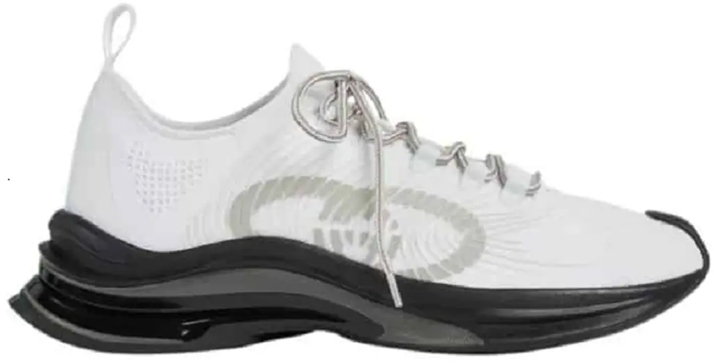 Giay Gucci Run Sneaker 'Black White' 714658-USM10-8475