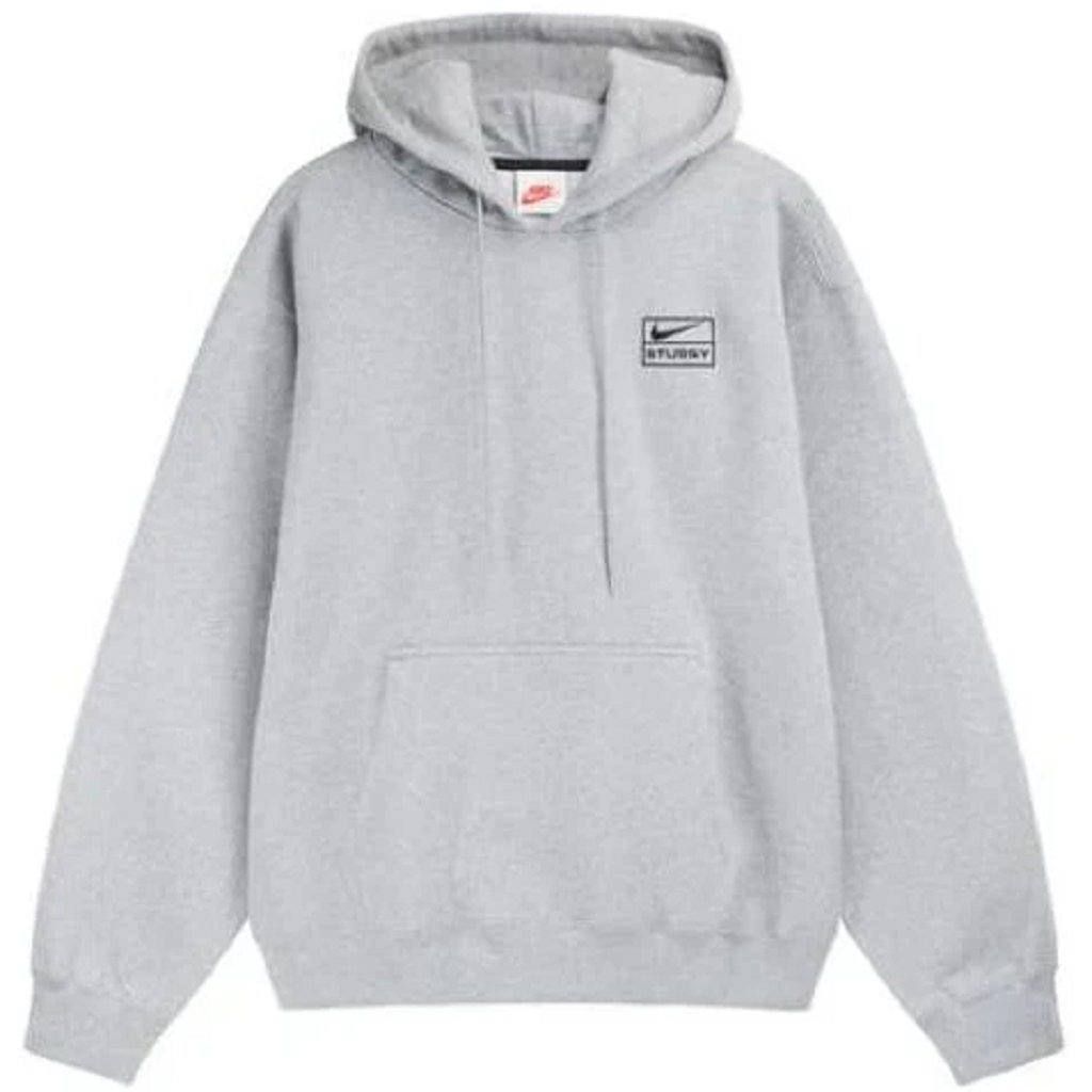 Ao Nike x Stussy Logo Hoodie Asia Sizing 'Grey' DJ9489-063