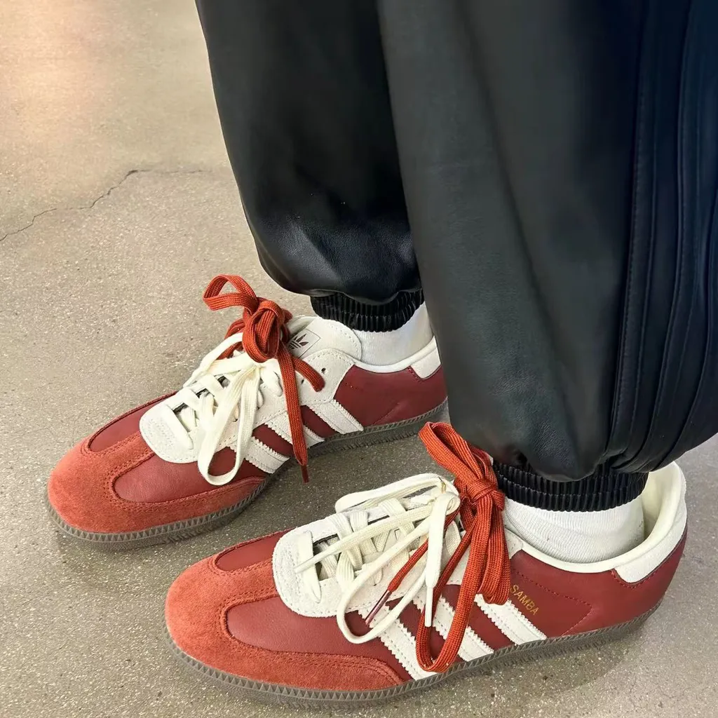 Giay Adidas Samba OG 'Preloved Ruby Cream' JI3216