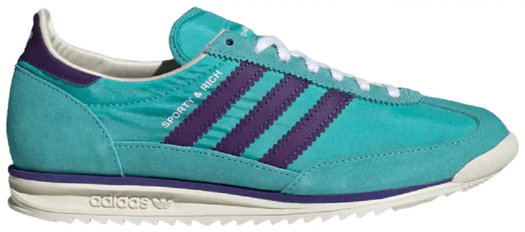 Giay Adidas Sporty & Rich x SL72 OG 'Mint Rush' JS0261