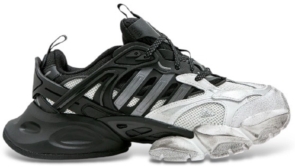 Giay Adidas XLG Runner Deluxe 'White Black' JR0861