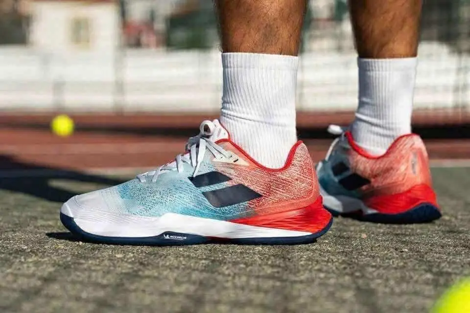 Alternative view of Giày Babolat Jet Mach 3 'Red White' 30F22629-1005
