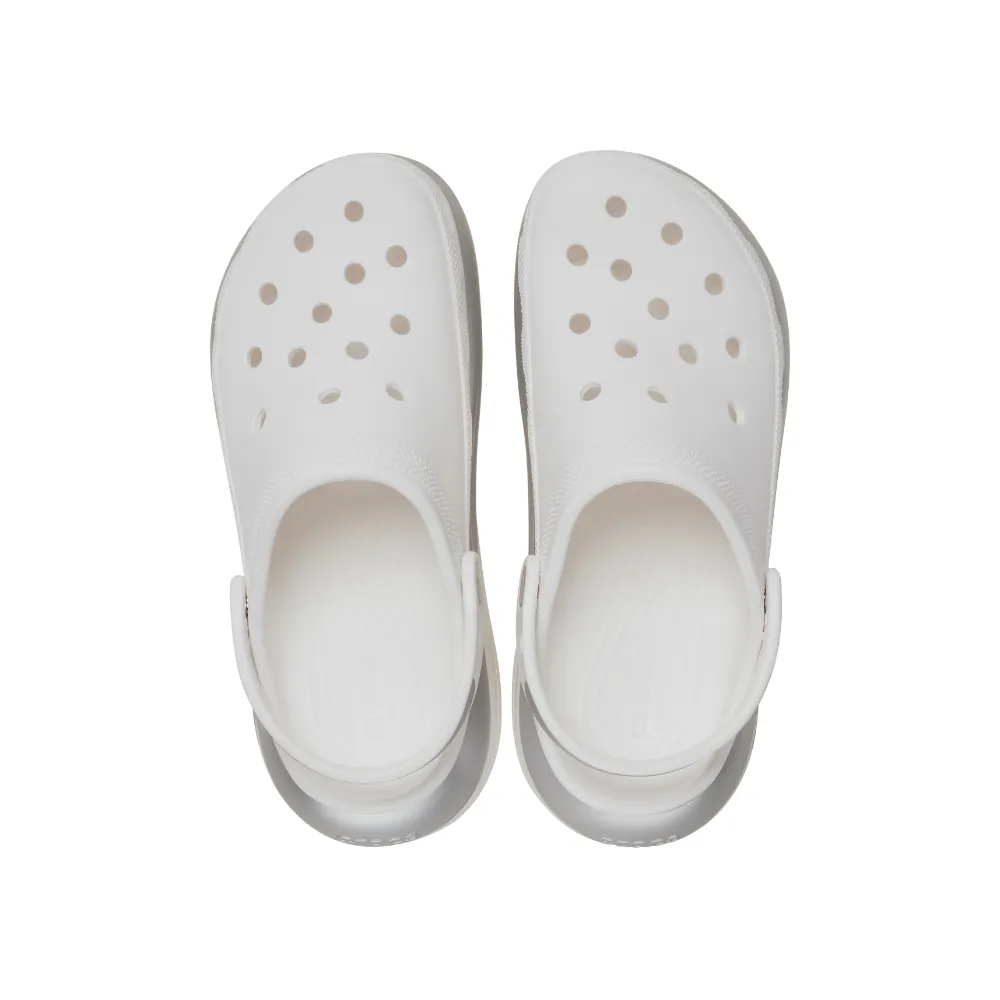 Giay Clog Crocs Mega Crush Metallic 'White' 210368-138