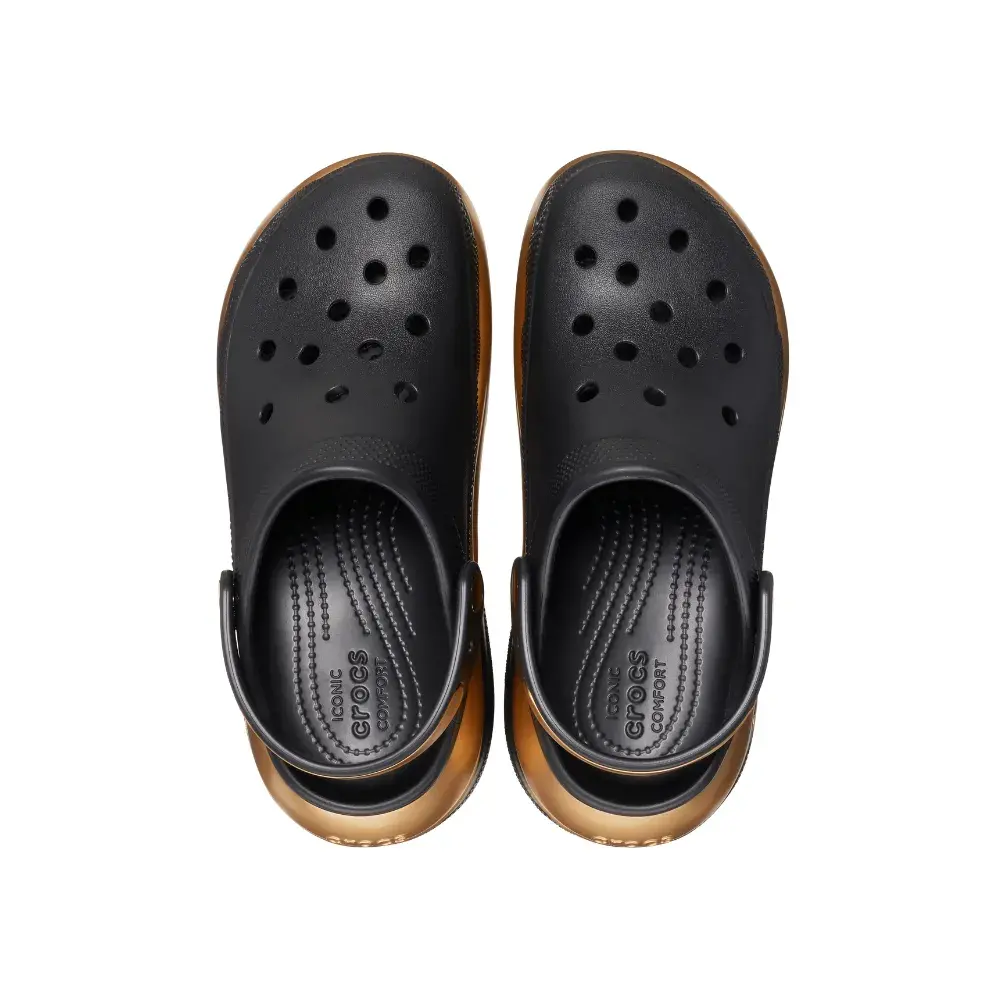 Giay ClogCrocs Mega Crush Metallic 'Black' 210368-072