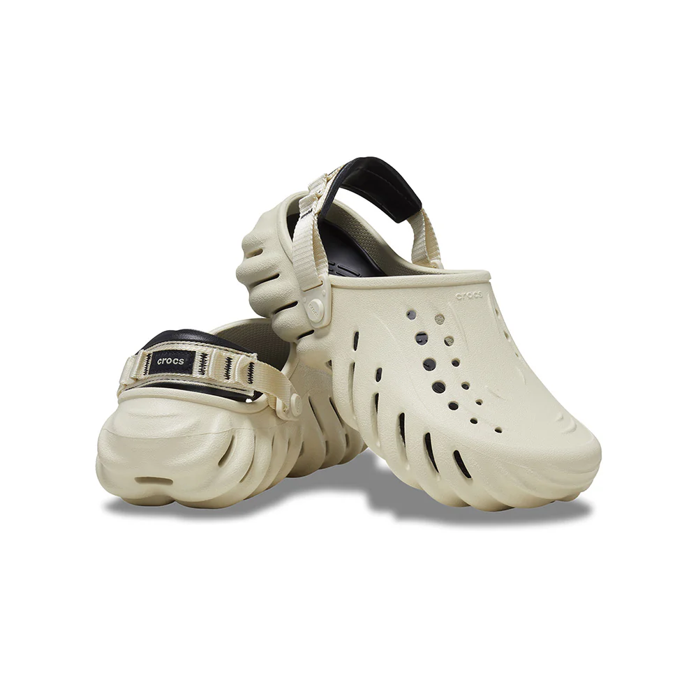 Giay Crocs Echo Clogs 'Bone' 207937-2YJ