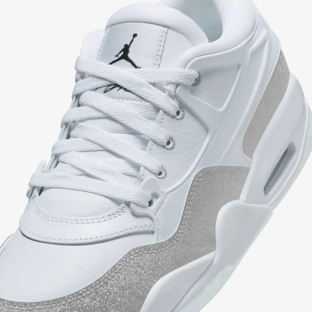 Giay Nike Air Jordan 4 RM 'White Silver Glitter' HQ3441-111