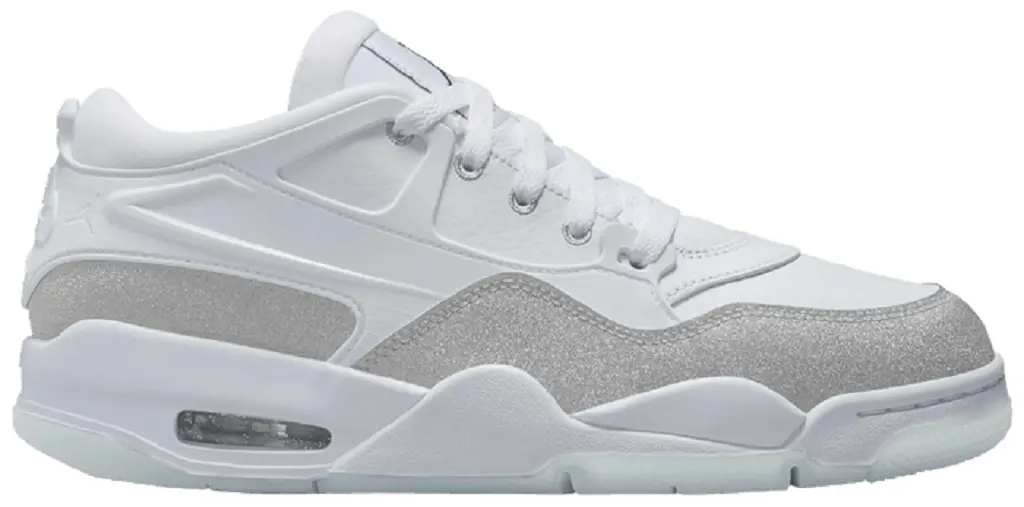 Giay Nike Air Jordan 4 RM 'White Silver Glitter' HQ3441-111